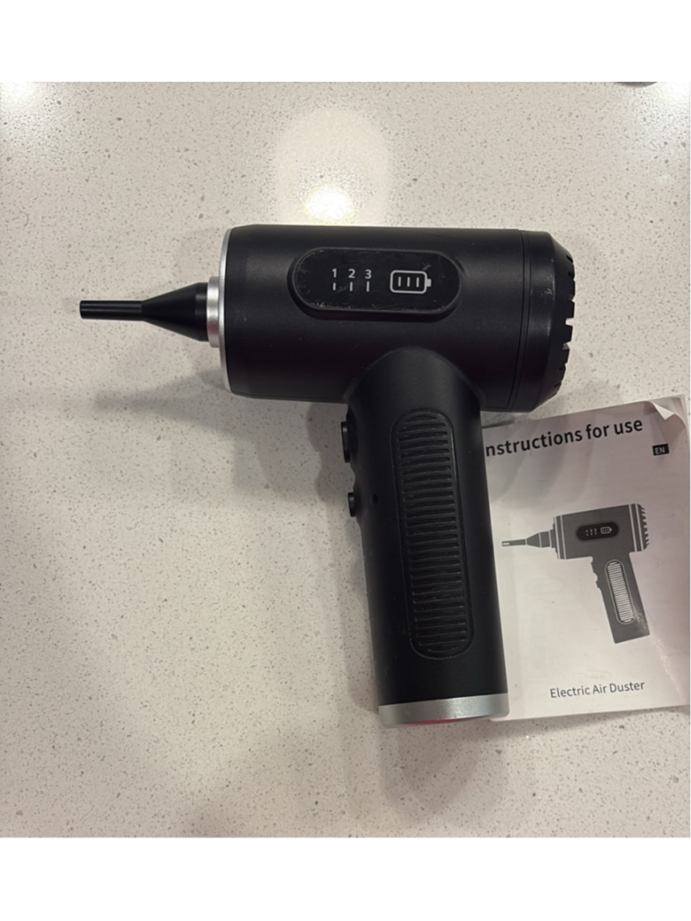 Rechargeable Electric Air Duster 3-Speed Cordless Compressed Air Blower #N39a